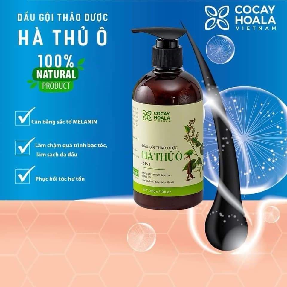 Dầu gội thảo dược Hà Thủ Ô.