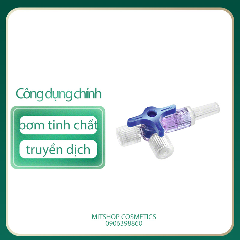 Dụng cụ mix tinh chất ba chạc Triway khóa ba chạc mix prp tinh chất