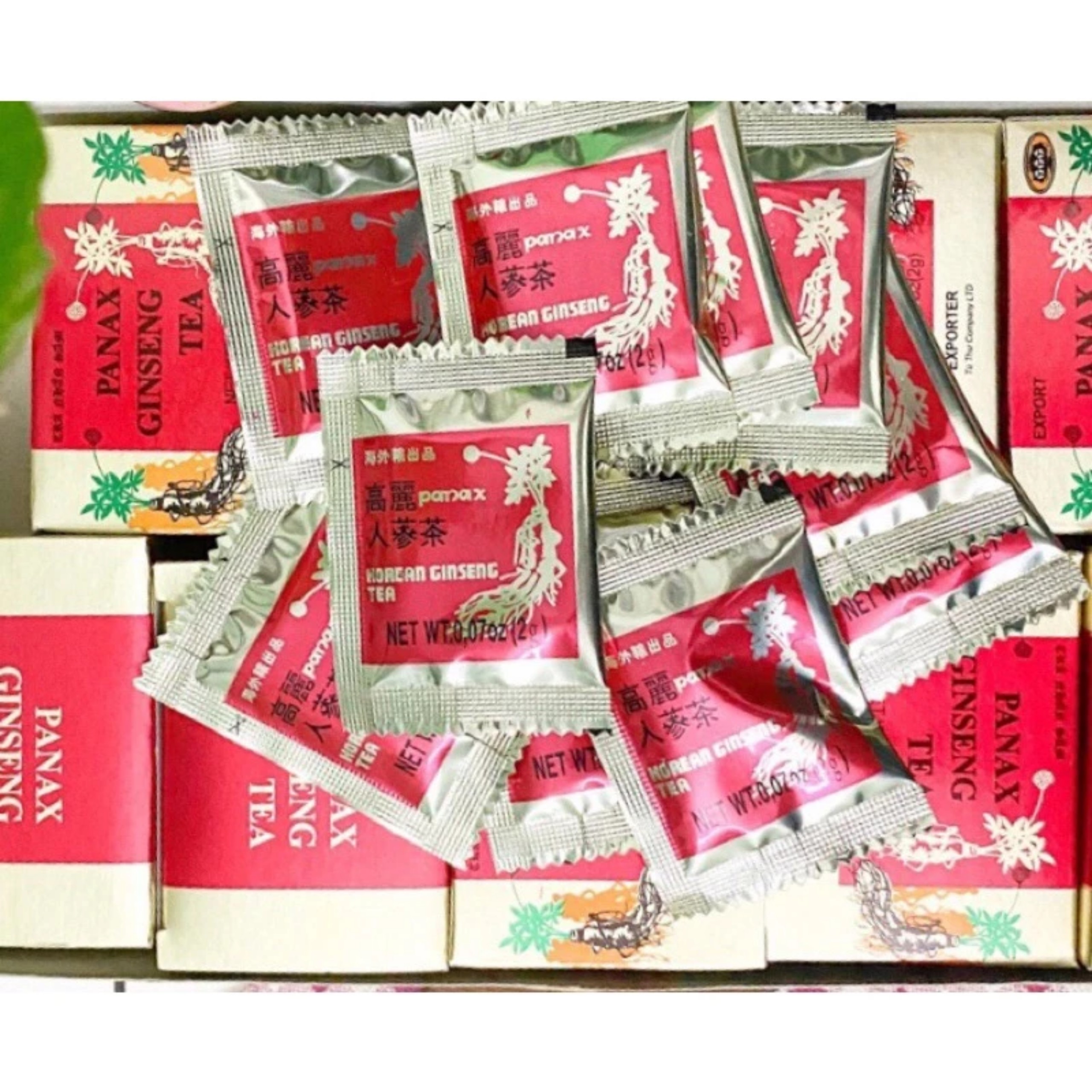 Panax ginseng tea 100 box health supplement package