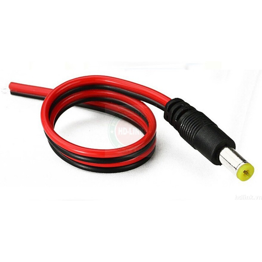 Dây rắc nguồn cam DC Camera (Jack Đực)