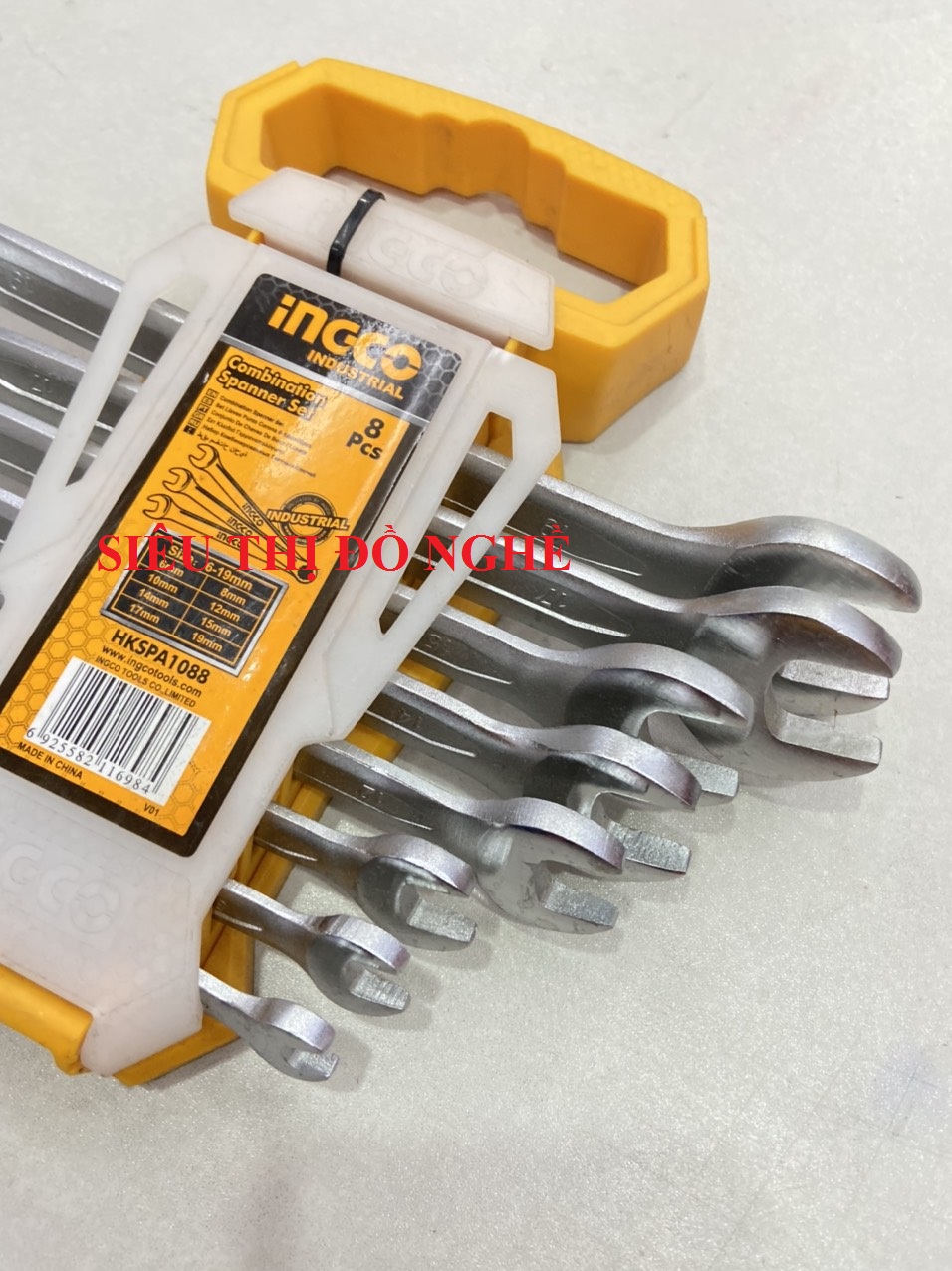 Bộ 8 cờ lê vòng miệng Ingco HKSPA1088