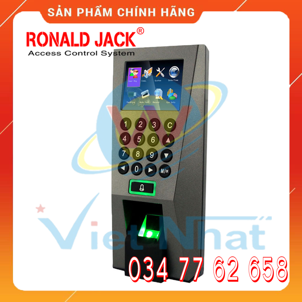 Máy Chấm Công Kiểm Soát Cửa Ronald Jack F18