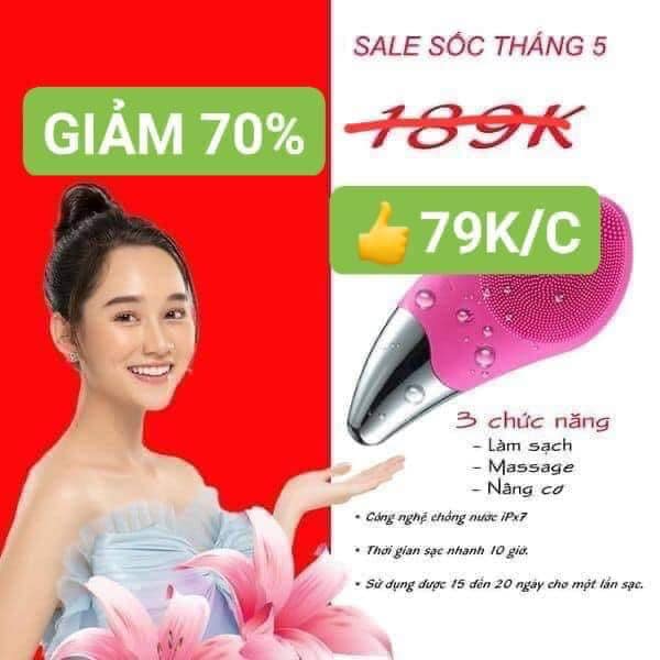 Máy rửa mặt sóng siêu âm SONIC