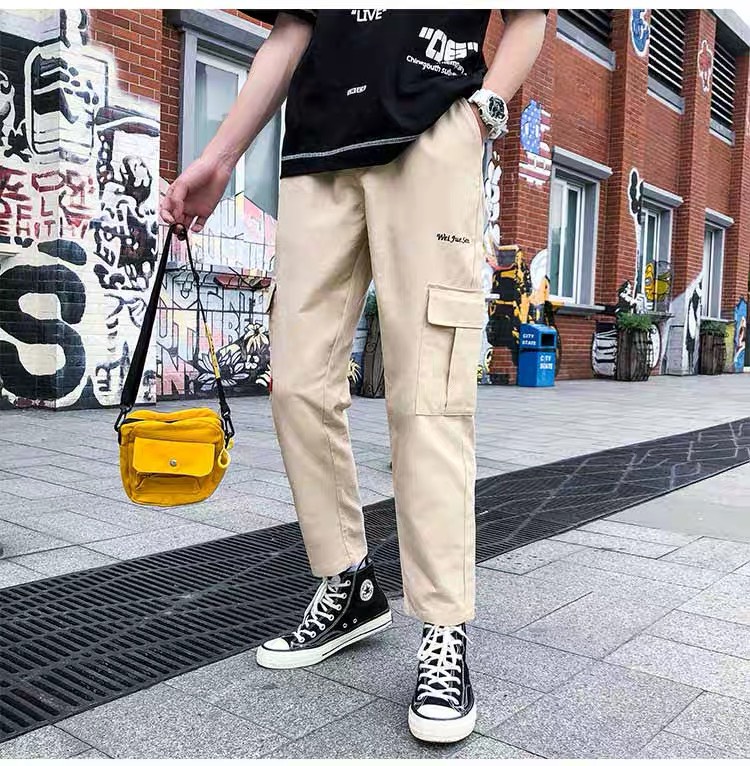 [HCM]Quần jogger kaki nam nữ lưng thun LV05
