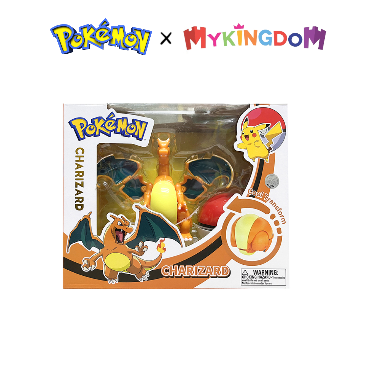 Đồ Chơi Trẻ Em Bóng Pokemon Biến Hình: Rồng Lửa Charizard POKEMON TOYS ZC8902E