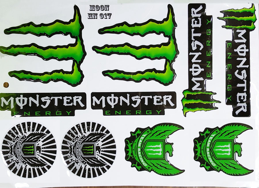 Tem logo nổi cho xe máy monter h017