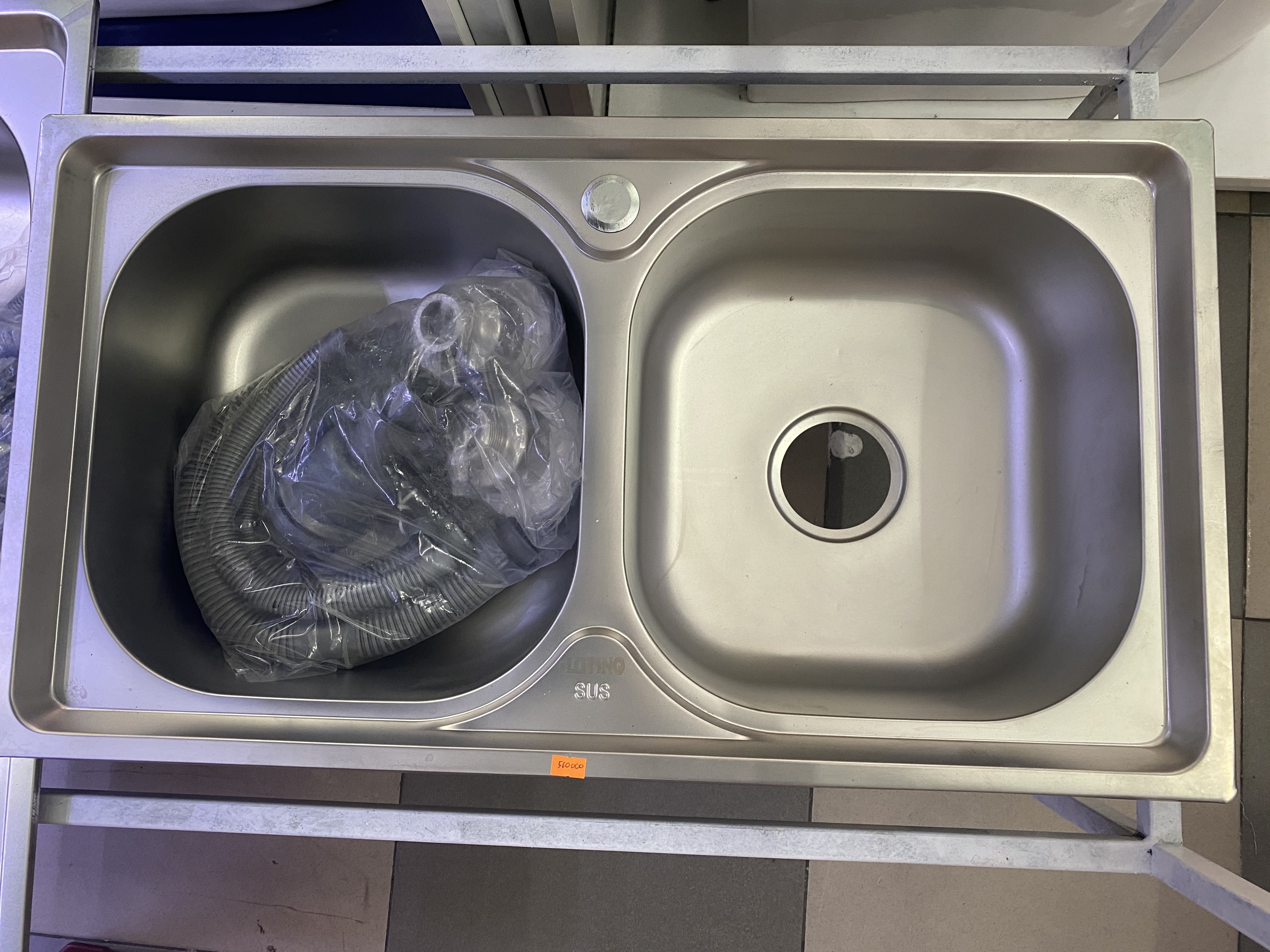 [GIÁ HỦY DIỆT] Chậu rửa chén 2 ngăn inox 304 Lating cao cấp LA09