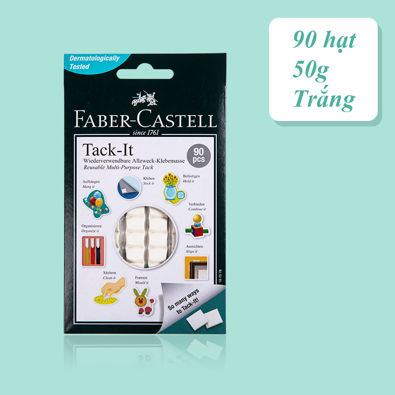 Đất sét dính - tack-it faber castell công cụ dán đa năng không thể thiếu
