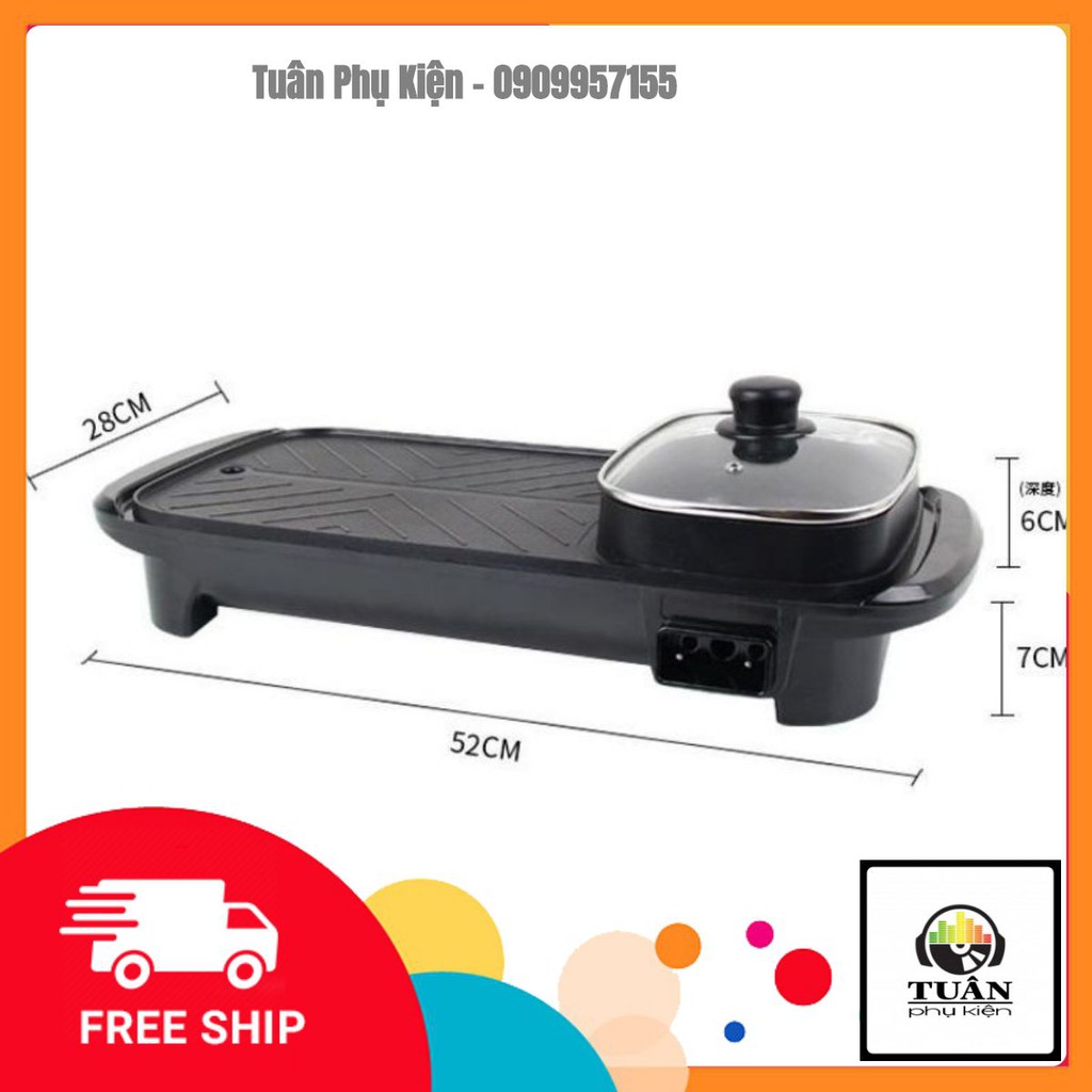 [HCM][BẾP ĐIỆN LẨU NƯỚNG 2 NGĂN MINI]