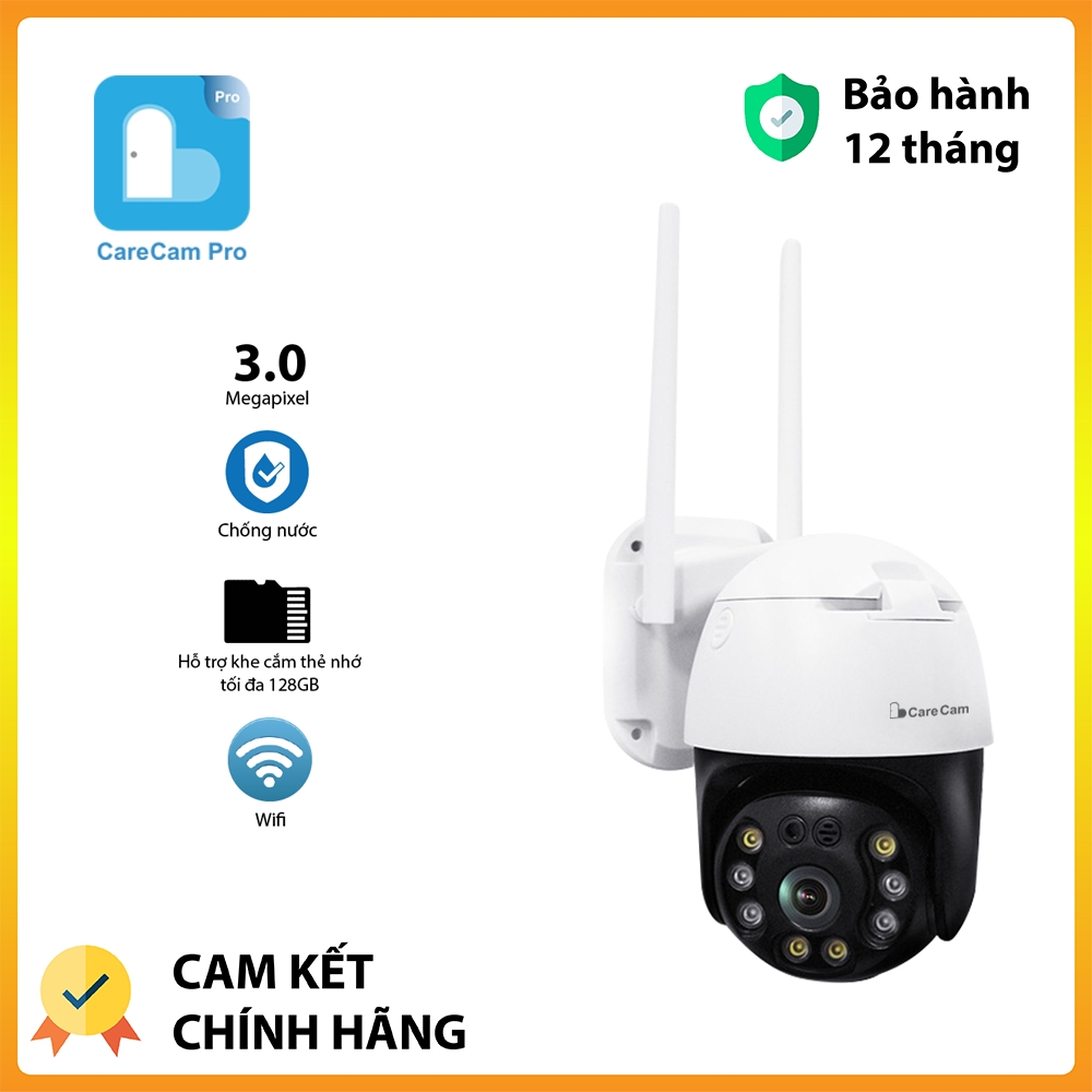 >> BÁO GIÁ CAMERA AN NINH, CAMERA IP WIFI, CAMERA GIÁM SÁT 2 RÂU YOOSEE HÌNH ẢNH RÕ NÉT, GÓC QUAY 360 ĐỘ, ĐÀM THOẠI 2 CHI | Shopee Lazada Sendo Tiki mới nhất 52 Camera ip wifi giám sát PTZ Carecam FullHD 3.0MP 2 RÂU ngoài trời hồng ngoại cảnh báo động chuyển động, xoay 360 khu vực quan sát rộng, an ninh cao – Bảo hành 12 tháng