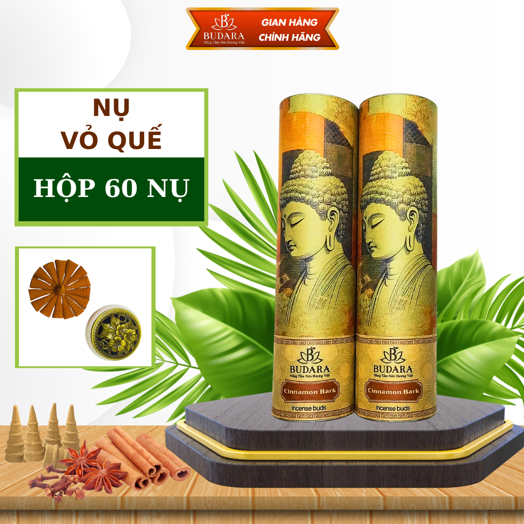 Nụ vỏ quế budara, nụ quế khâu, nhang thảo mộc budara