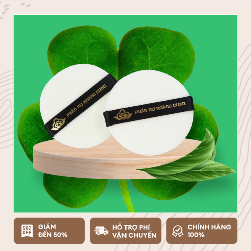 Bông Phấn Cotton Phấn Nụ Hoàng Cung