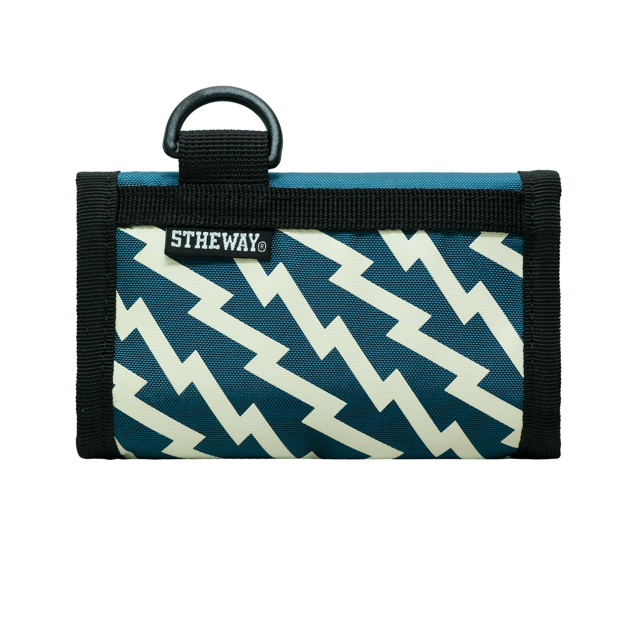 5THEWAY® Ví Ngắn Xanh Lam aka /solid/ SQUARE WALLET™ in DEEP BLUE™