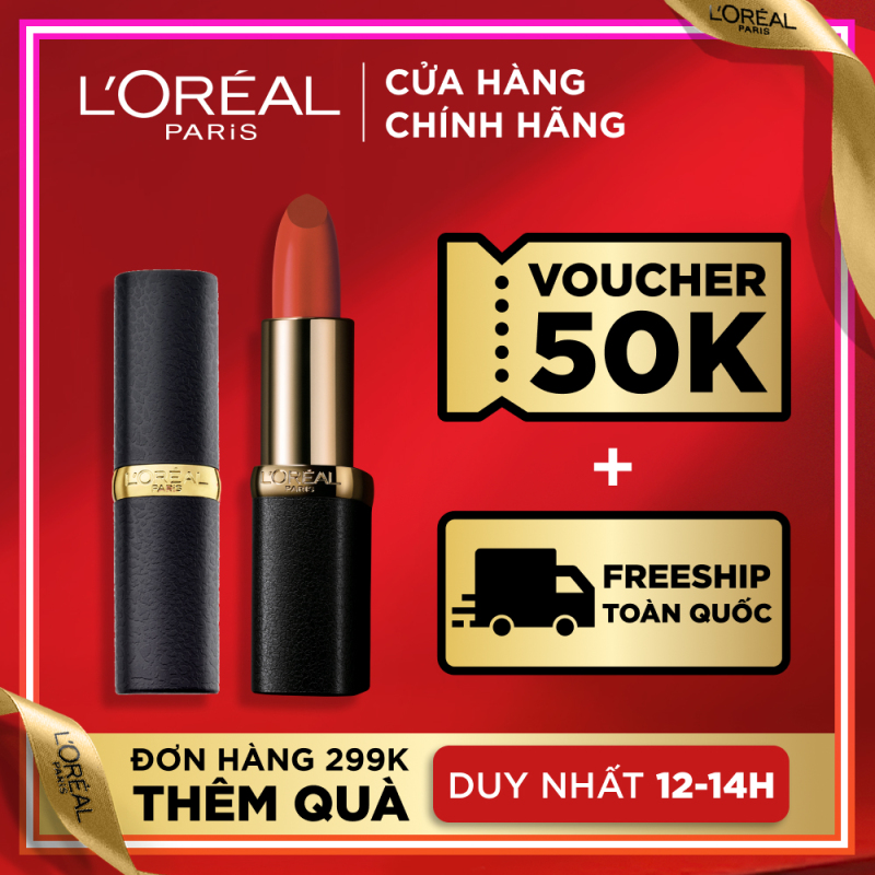 Son lì mịn môi LOreal Paris Color Riche Matte 3.7g giá rẻ