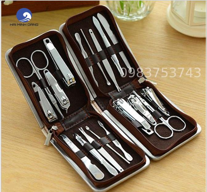 Bộ Cắt Bấm Móng Tay 9 Món Inox Full Box