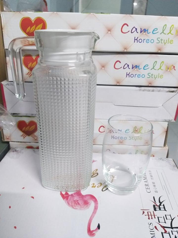 Bộ Bình Cốc Thủy Tinh 1.1 lít - 2 MÓN