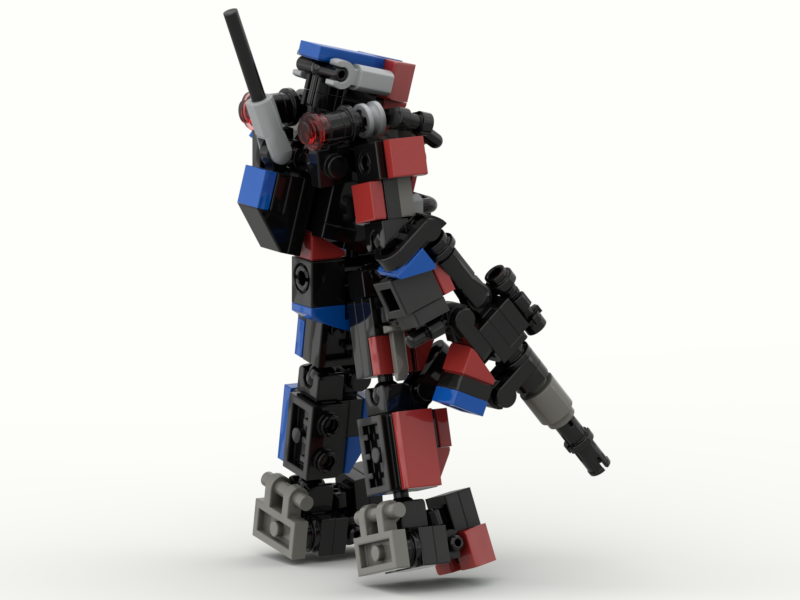 Le Go Đồ Chơi Lắp Ráp Robot Moc Mech Rapid