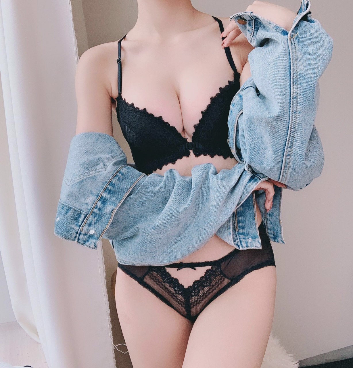 Bộ đồ lót cài trước ren cao cấp đệm 3cm
