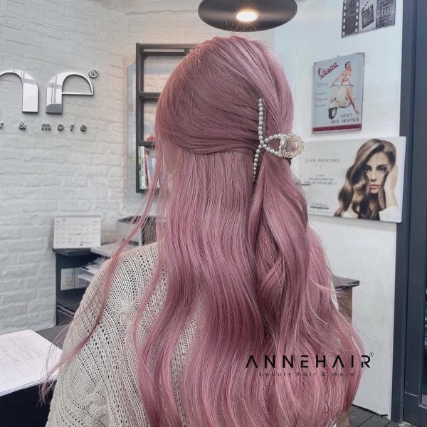 Tự nhuộm tóc tại nhà màu Tím Hồng Baby Pink, cam kết chuẩn màu, bền màu, dưỡng tóc mềm mượt Blinkhair