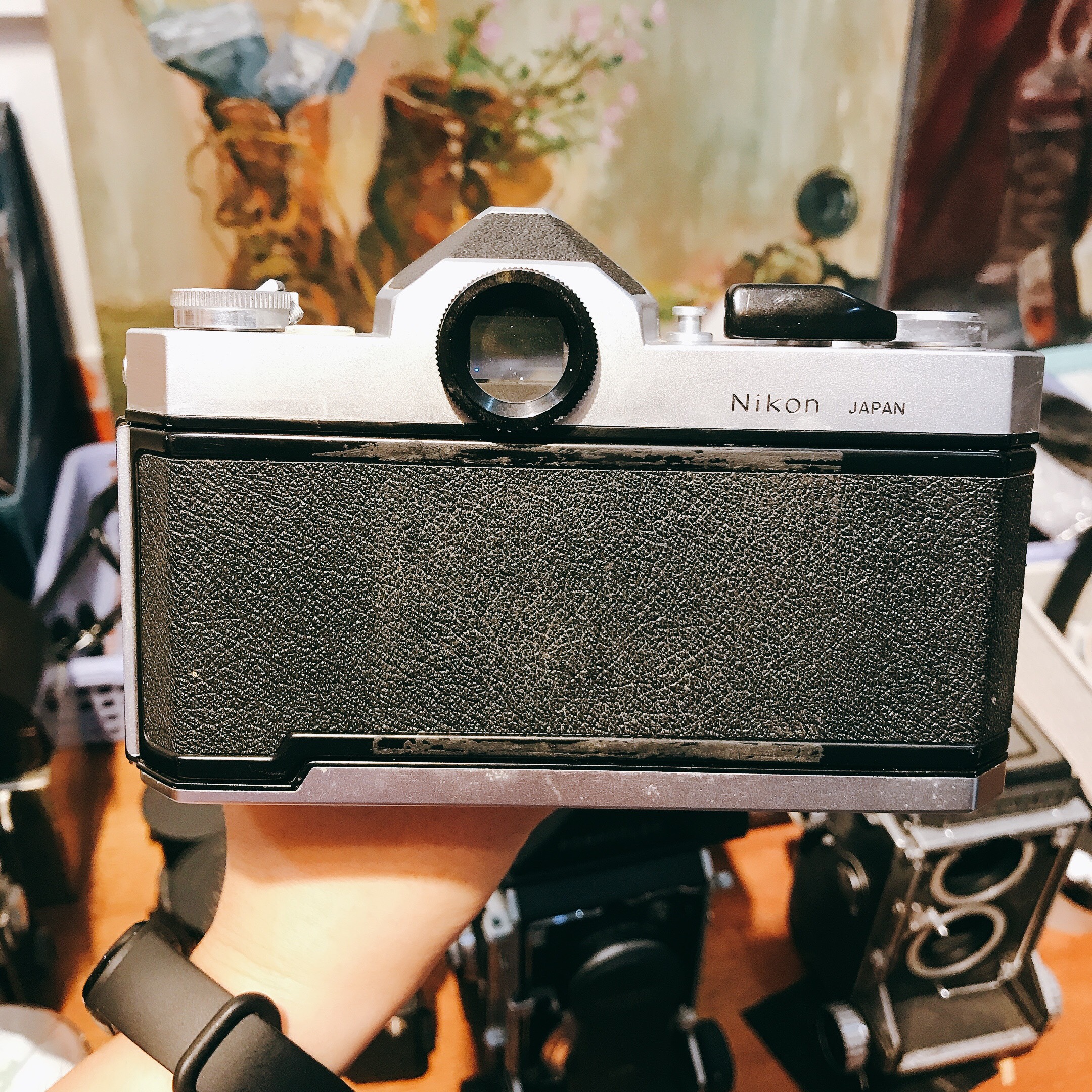 Máy ảnh film Nikon Nikomat FTN Silver