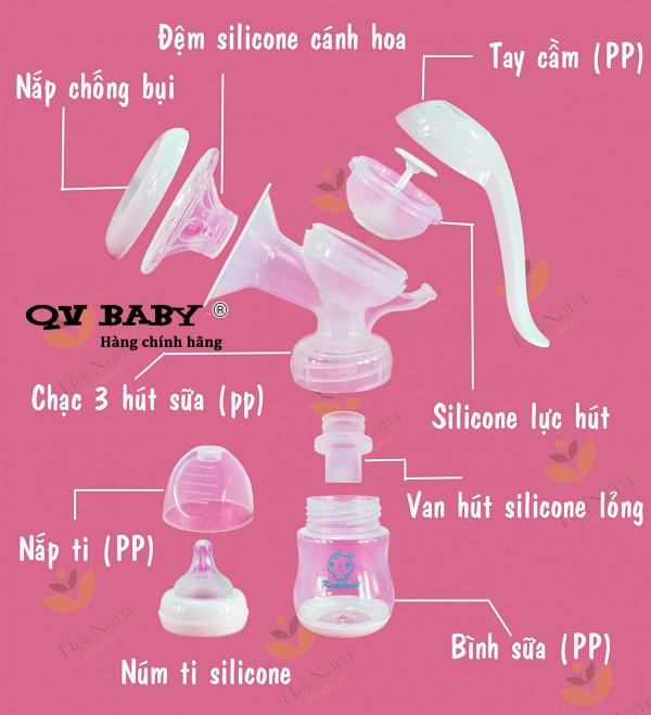 Máy hút sữa bằng tay Nhật Bản Kichilachi