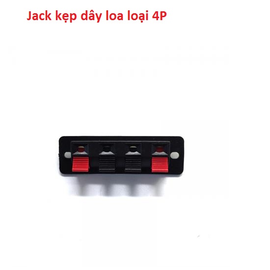 Cặp Jack Kẹp Dây Loa 4P