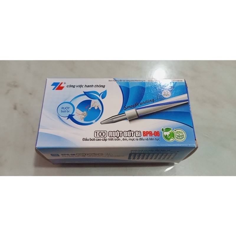 Combo 10 Ruột Bút Bi Thiên Long Xanh/Đen
