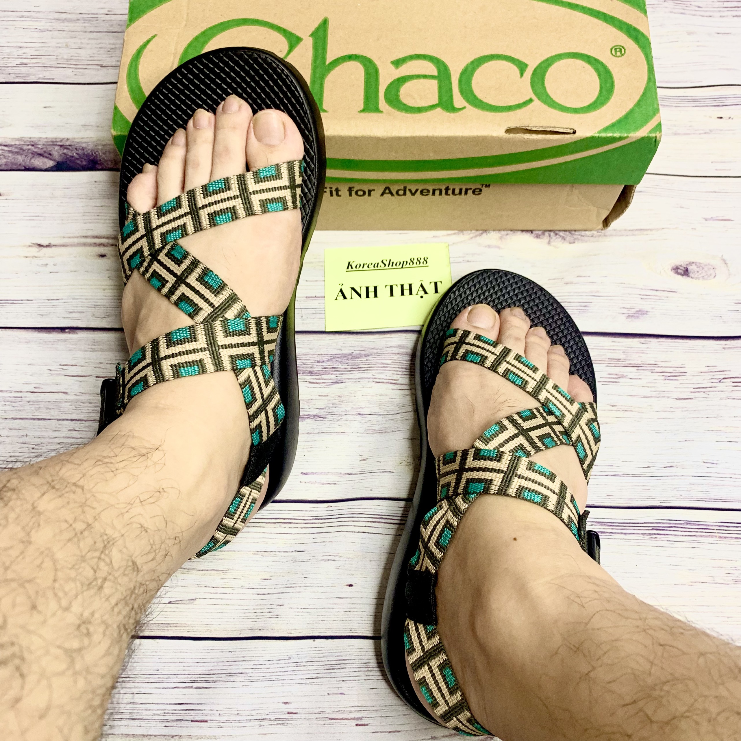 Dép Sandal Nam Nữ Chaco Quai Dù D145