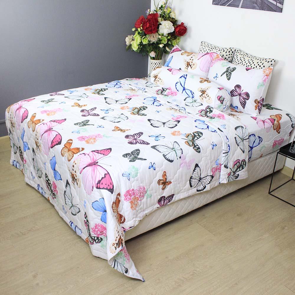 Bộ Drap 100% Cotton Lụa Peony M8