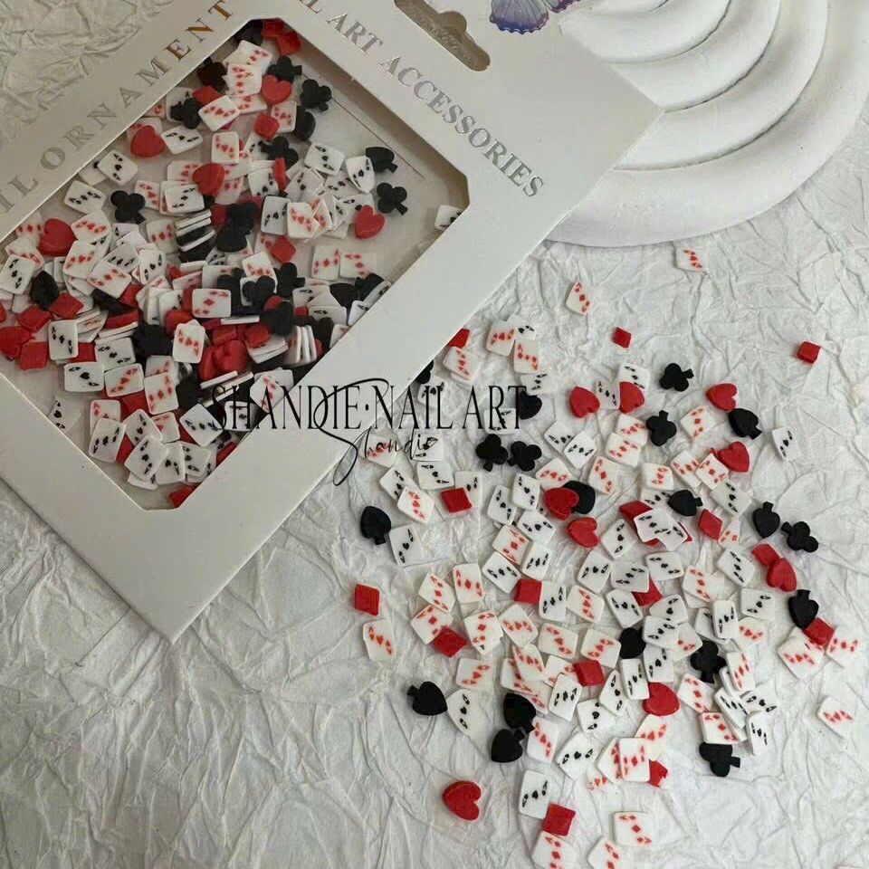 Phụ Kiện Trang Trí Móng ,Charm Bài Trang Trí Tết - Mini Nails