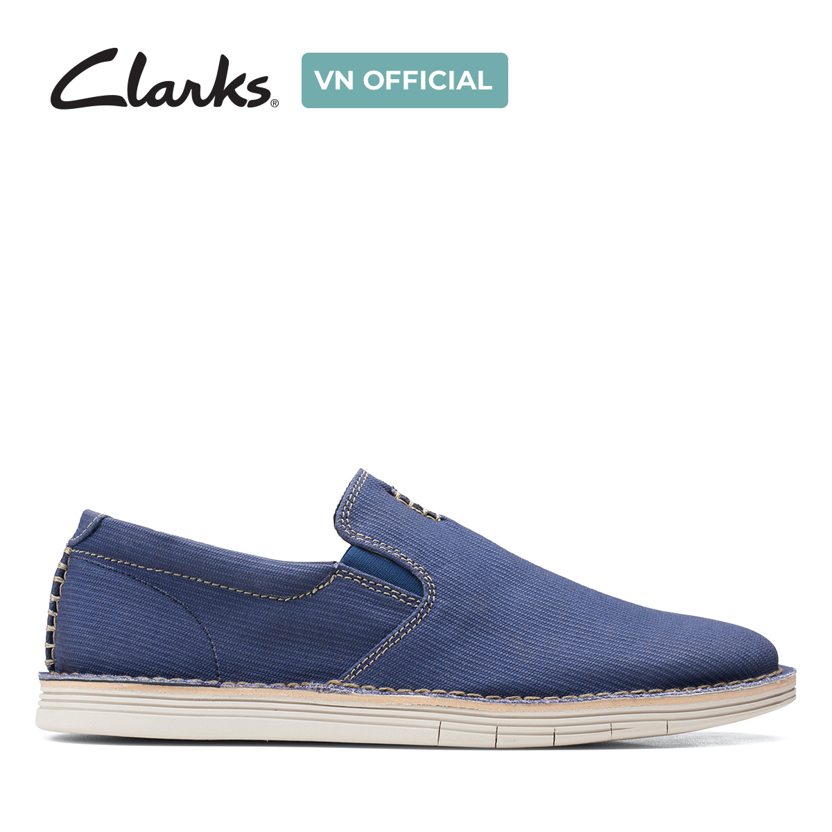 Giày Lười Vải Nam Clarks - Forge Free