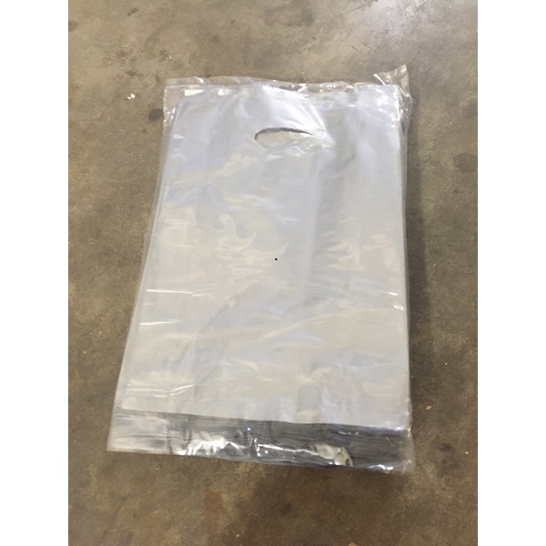 [1kg ] Túi nilon xách HD đục lỗ quả thận.
