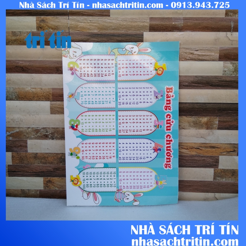 [HCM]bảng cửu chương bảng nhân ,bảng chia