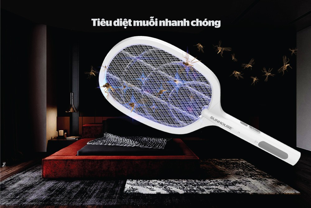 Vợt bắt muỗi Sunhouse SHE-PRO 11.W