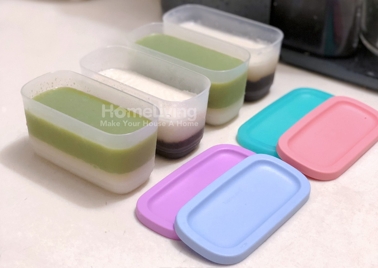 Bộ hộp BQTP Mini Rectangular colorful 250ml (4) - Tupperware chính hãng
