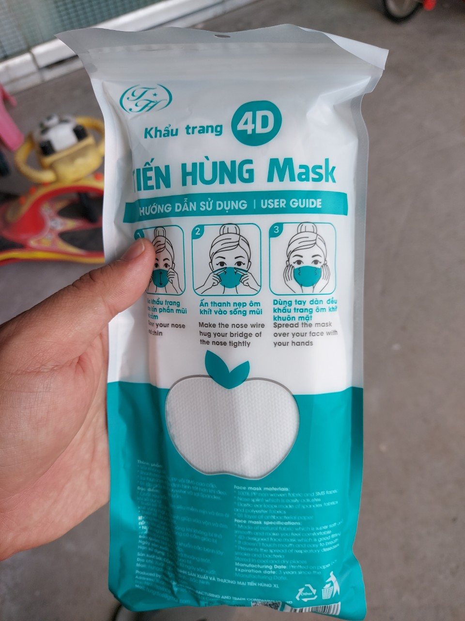 Khẩu trang y tế KF94 Tiến Hùng