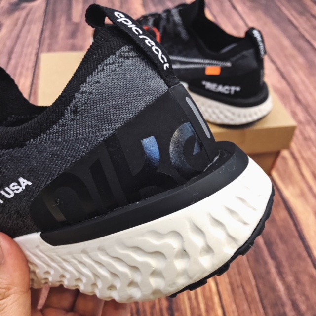 Giày nam nữ Epic react mới êm bền nhẹ thời trang cao cấp (đen)