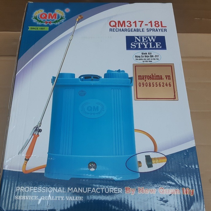 Bình xịt điện Quán Mỹ qm-317