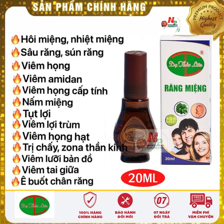 Tinh Dầu Dạ Thảo Liên Hàng chuẩn 100% - Sâu răng hôi miệng