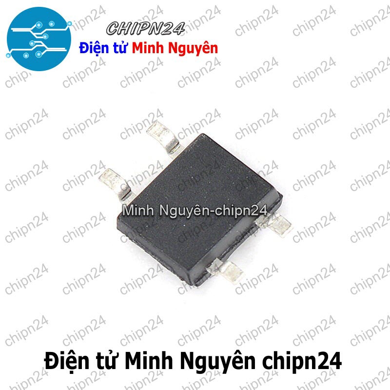 [10 con] (K460) Cầu Diode Dán MB10F SOP-4 0.5A 1000V (SMD) - HH004730