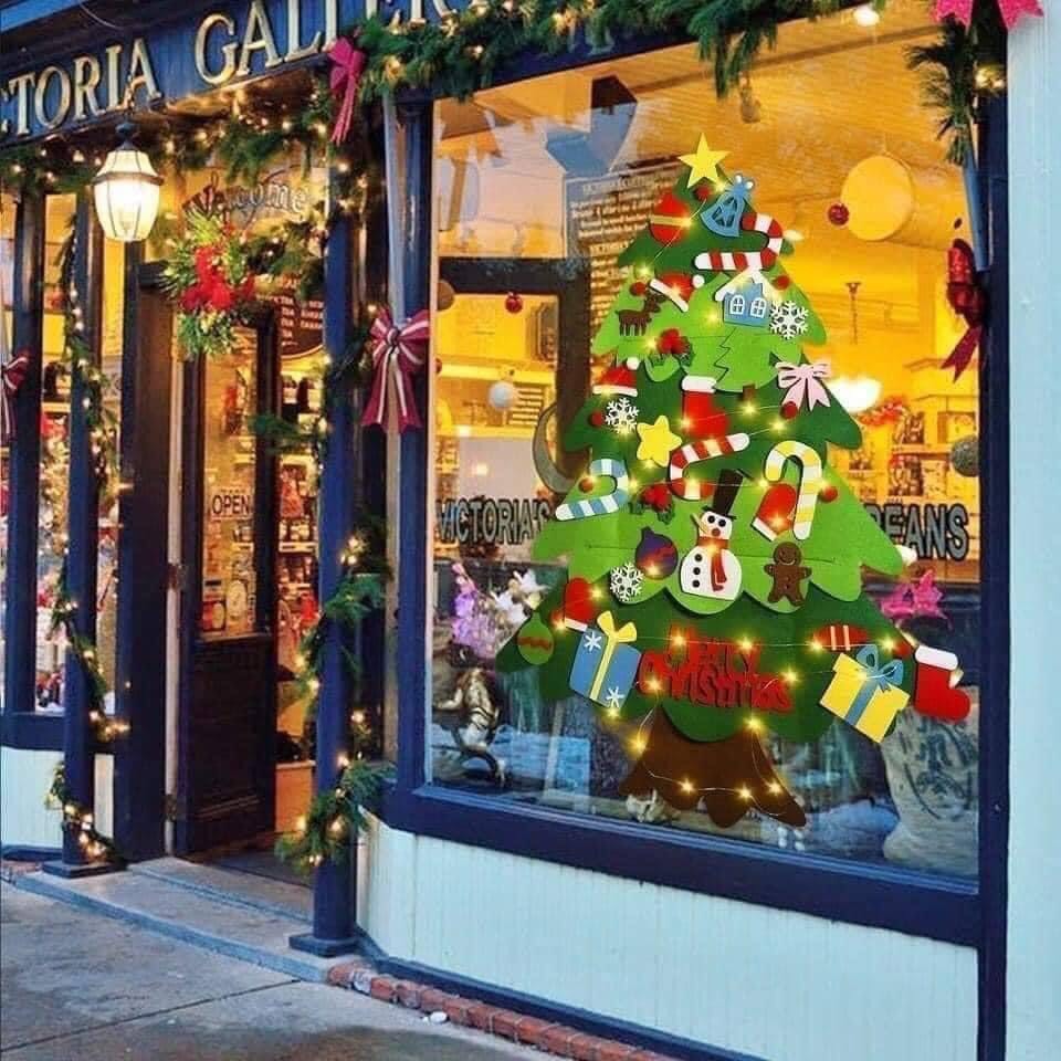 Cây thông noel dán tường