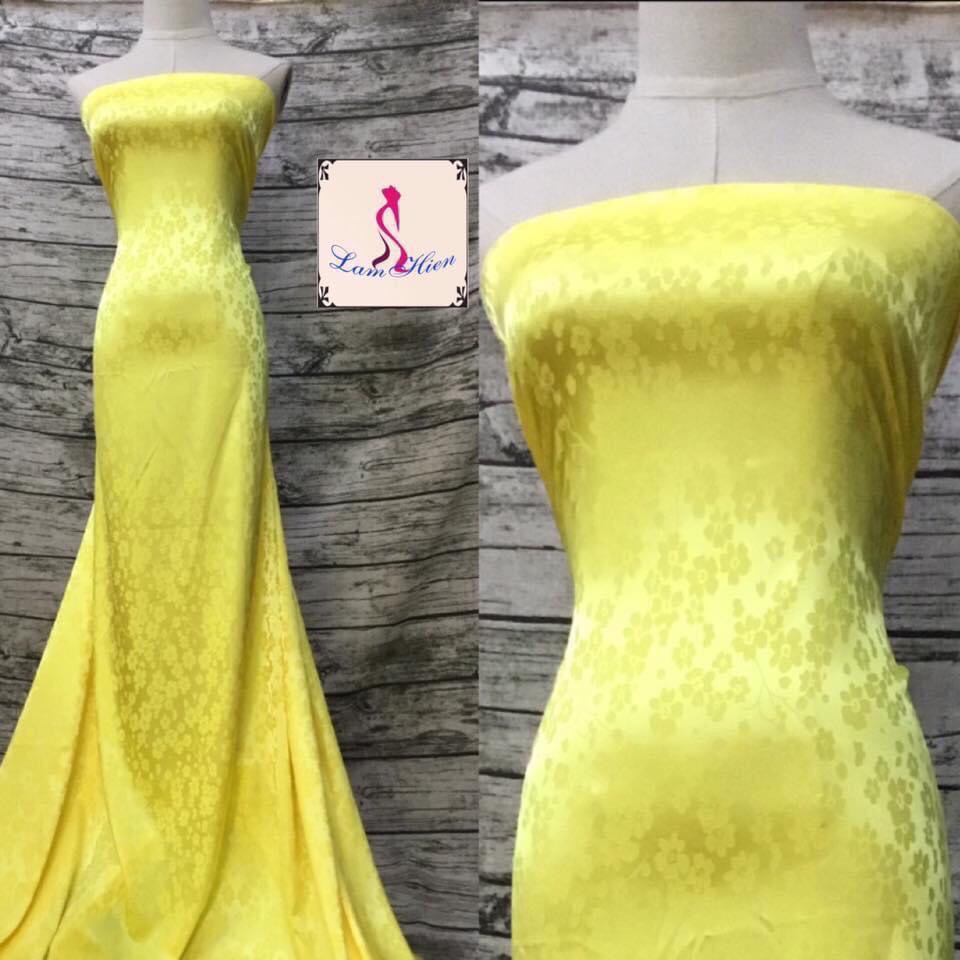 Vải gấm may áo dài, áo bà ba