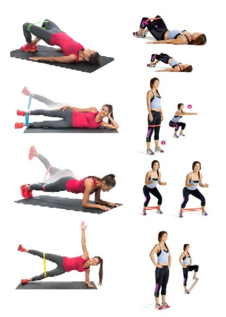 Dây Cao Su Đàn Hồi Kháng Lực Tập Mông Đùi