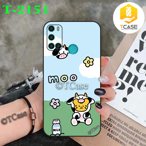 [HCM]Ốp lưng Vsmart Joy 4 dẻo đen in hình Bò Sữa