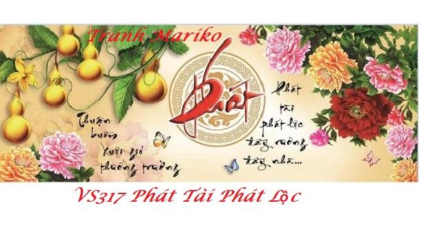 [HCM]Tranh đính đá Phát kích thước nhỏ ✅100×43 cm -️ VS317 Tranh Mariko