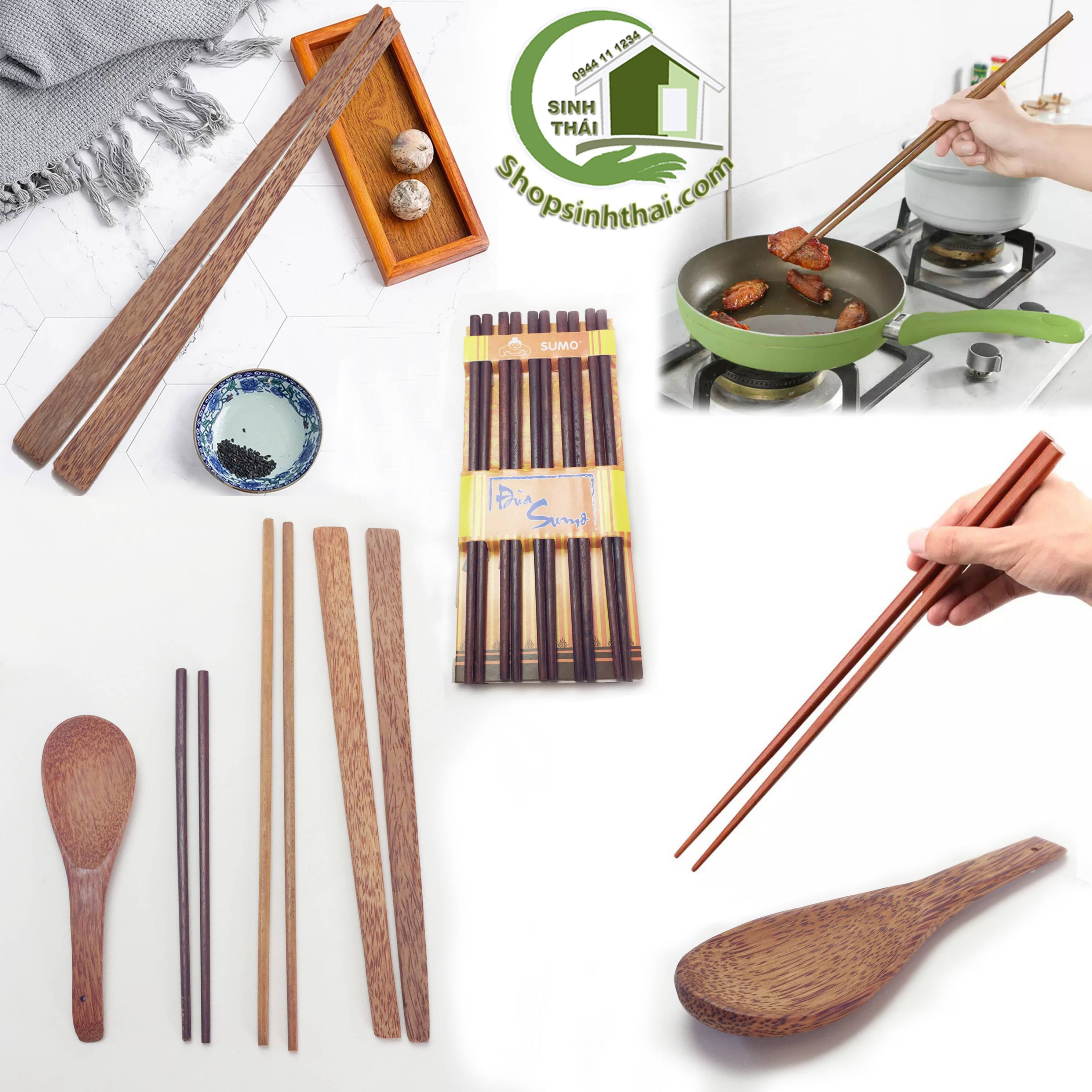 [HCM]Đũa muỗng thìa gỗ dừa - chọn loại