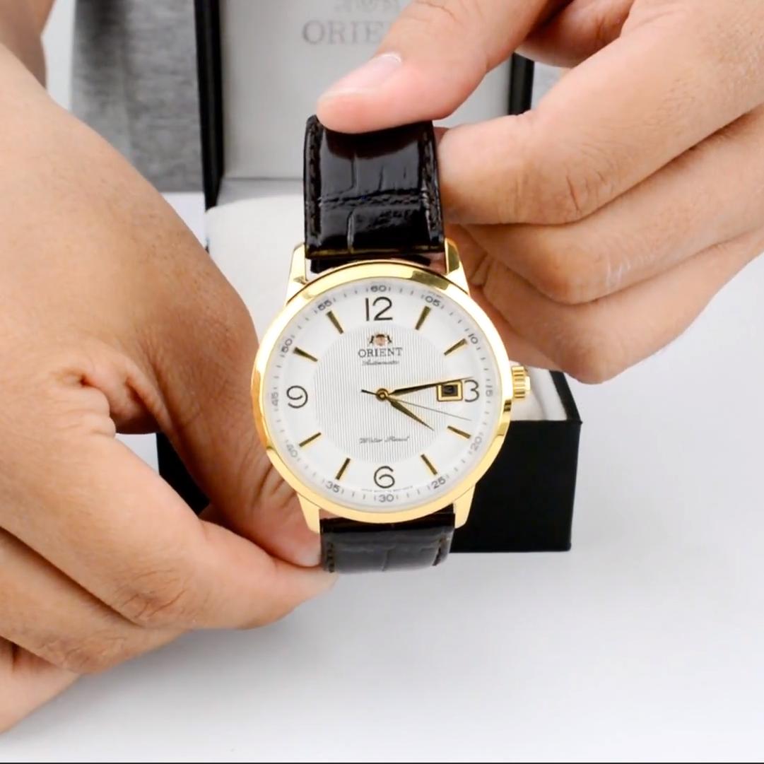 Đồng Hồ Nam Orient  FER27003W0 [ Full Box + Sổ Bảo Hành Hãng ] Automatic  , Chống Nước, Dây Da Đen