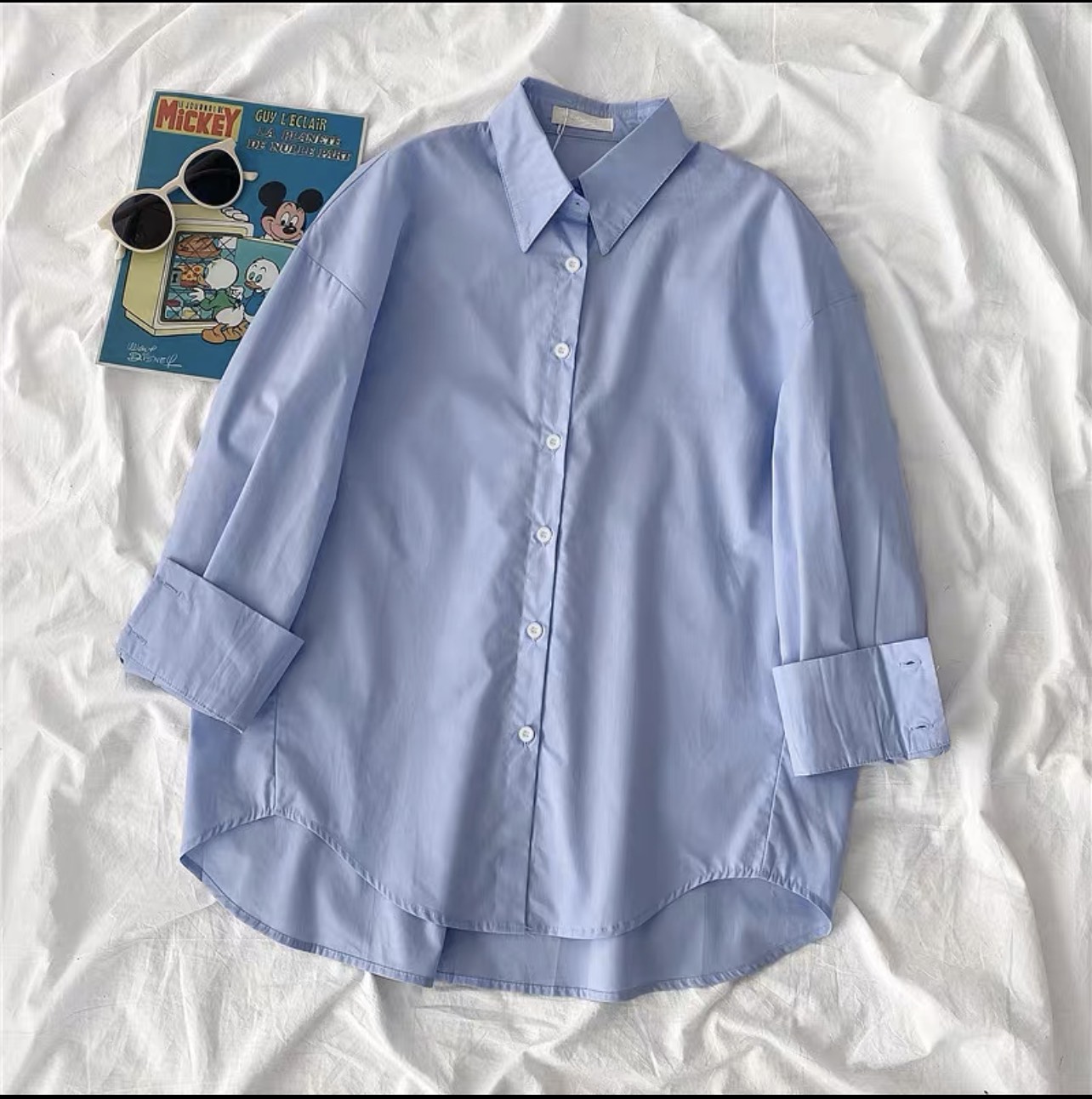 Áo Sơ Mi Oversize Form Rộng Nhiều Màu Ulzzang Hàn Quốc