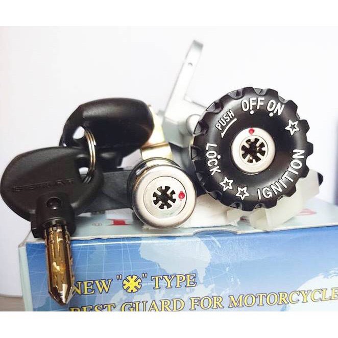 Khóa sekai 8 cạnh ex135 4 số 2005 đến 2010 khóa điện và khóa yên