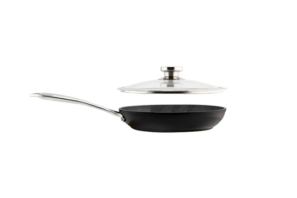 Chảo vân đá Elmich 28cm EL-2353804-có vung